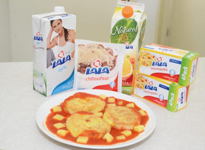Tortitas de papa y sardina