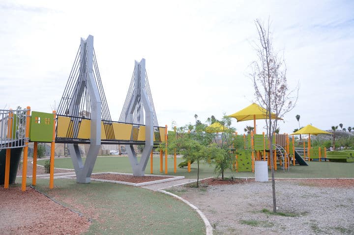 Recursos. Se han invertido casi 136 millones de pesos para las dos etapas del parque La Esperanza.