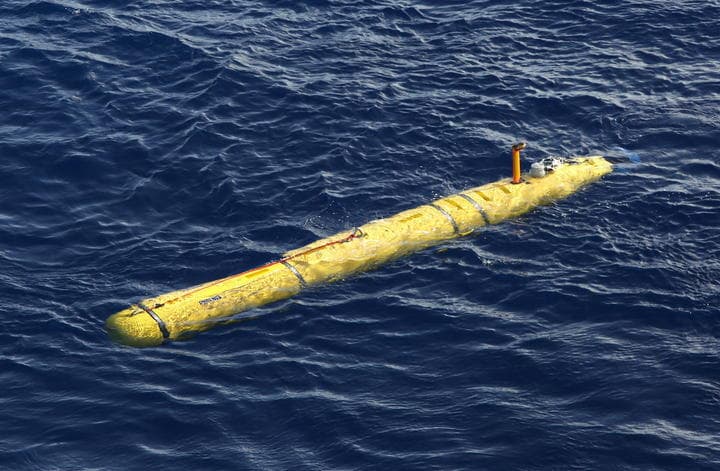 Luego de terminar su octava jornada de trabajo, el Bluefin-21 se preparaba para comenzar la novena, con amenaza de ciclón tropical. (EFE)