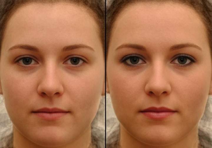 Los hombres prefirieron a las mujeres con menor retoque facial. (Imagen tomada de Sinembargo.mx)