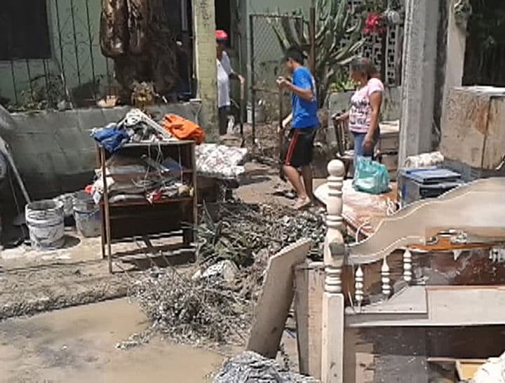 Lluvia torrencial. El agua cubrió 50 colonias de Piedras Negras.