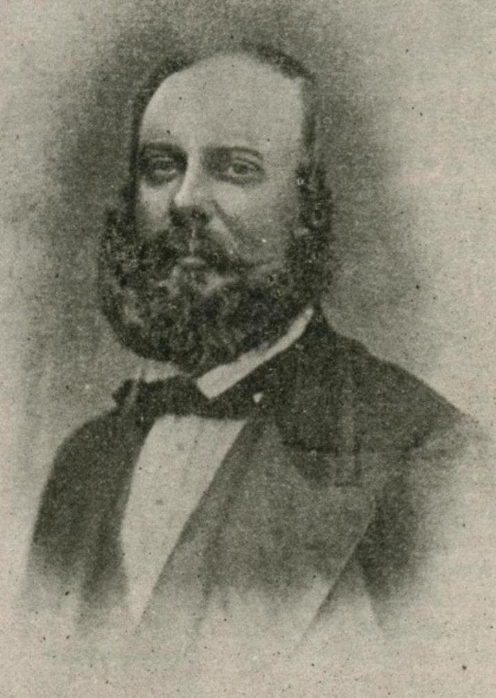 En la hacienda de Santa Rosa de Lima, Jesús González Ortega y José María Patoni, se entrevistaron con Benito Juárez.