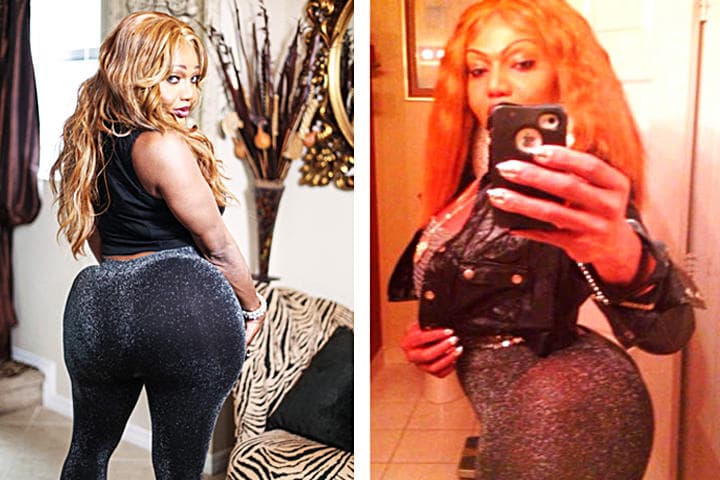 La mujer de 42 años gastó todos sus ahorros para ser como Nicki Minaj. (INTERNET)