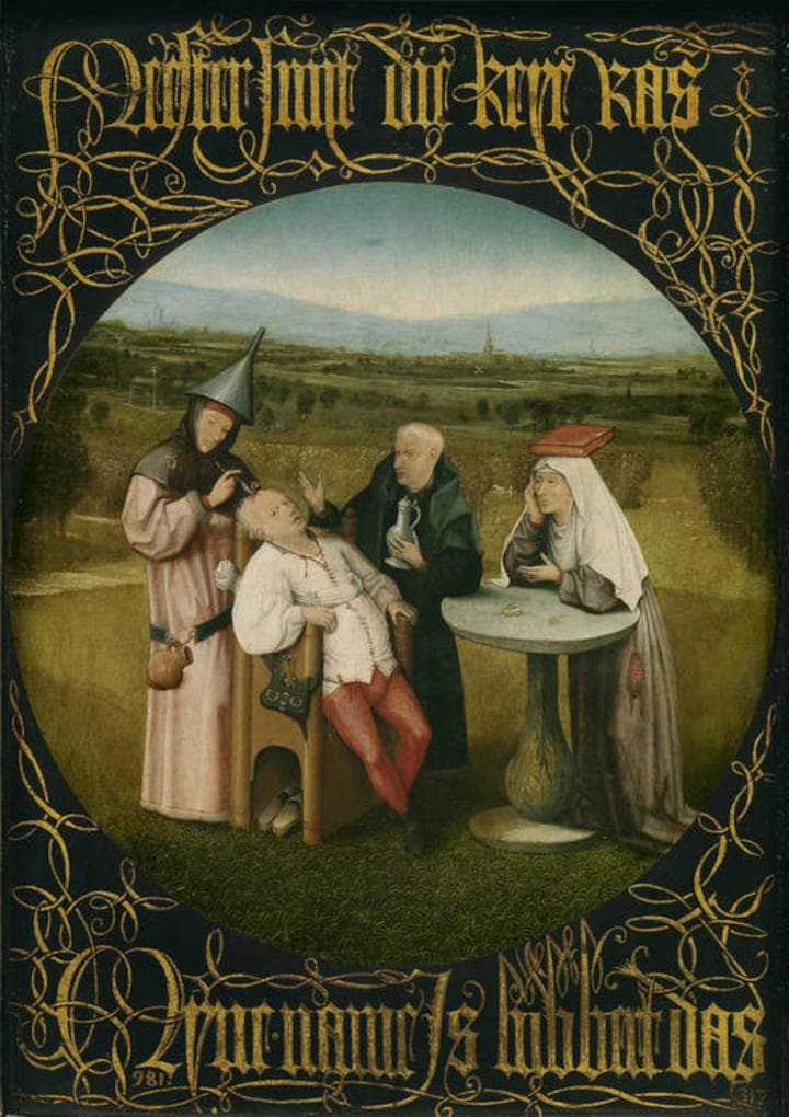 Actualmente, “Extracción de la piedra de locura”, de El Bosco, forma parte de la colección del Museo del Prado, aunque no se encuentra expuesta.