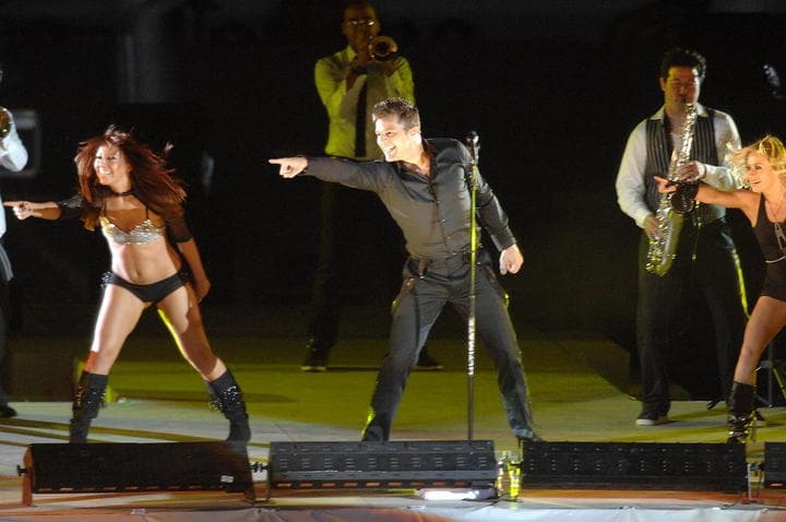 Ricky Martin dio la bienvenida a los visitantes con su música.