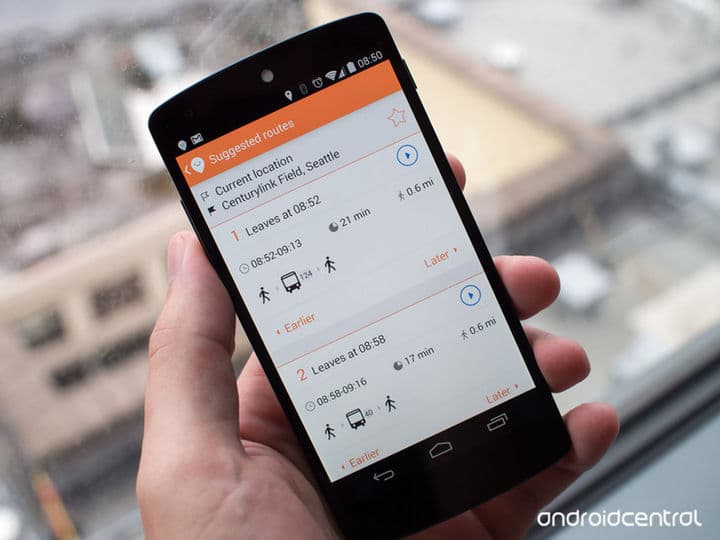 Herramienta. Moovit, una aplicación para informar sobre recorridos y planificar trayectos. Sirve para planear viajes. (INTERNET)