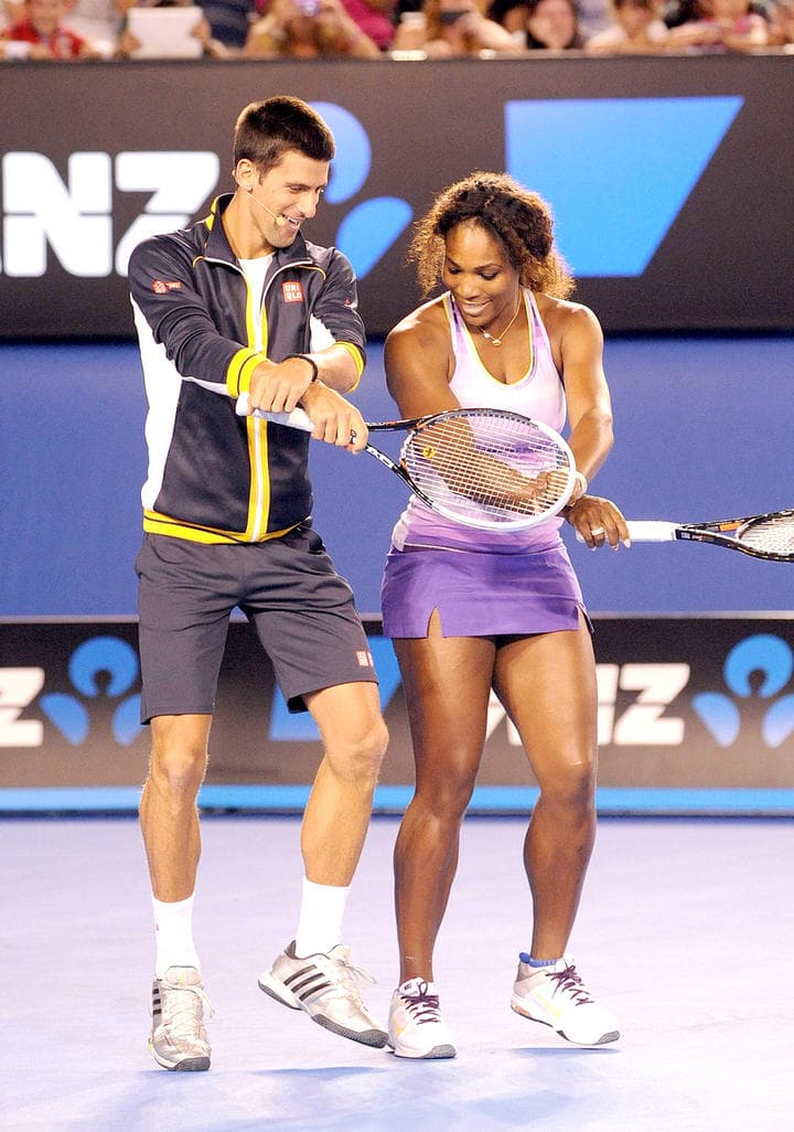 Djokovic y Serena Williams fueron nombrados como los mejores tenistas del 2014. (Archivo)