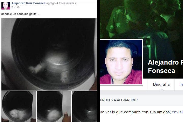 Al sujeto le pareció divertido publicar su supuesta 'broma'. (FACEBOOK)