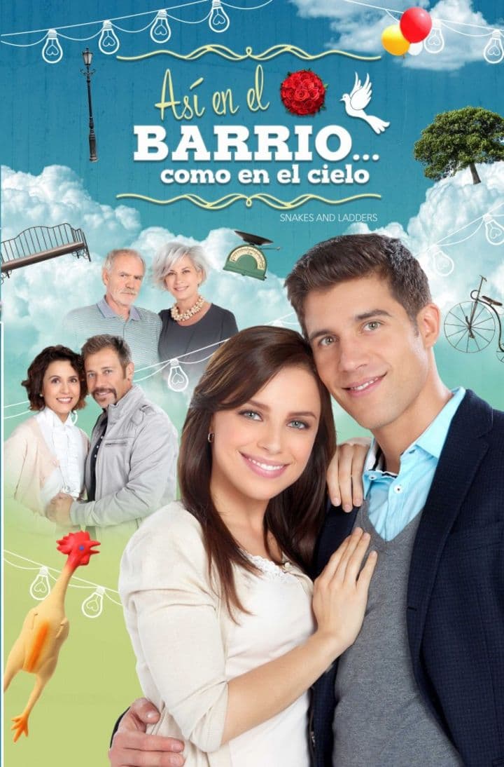Comedia. Así en el barrio como en el cielo es la nueva telenovela de Azteca Trece, la cual se estrena esta noche.