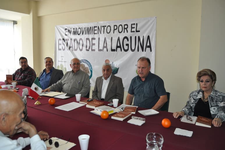 Estrategia. Grupos que impulsan la creación del estado de La Laguna firmaron convenio con Movimiento Ciudadano.
