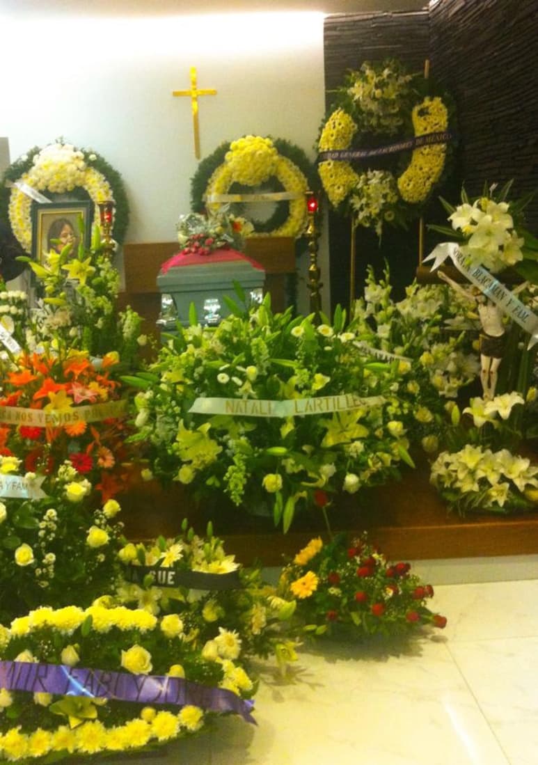 La única. Aunque el velorio de María Elena Velasco fue privado, la familia de la actriz compartió una fotografía. (Facebook)