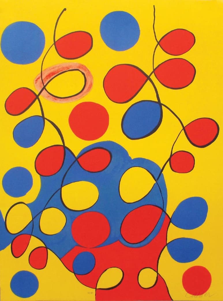 Círculos con ojos, 1976. (Foto: Cortesía Fundación Calder)