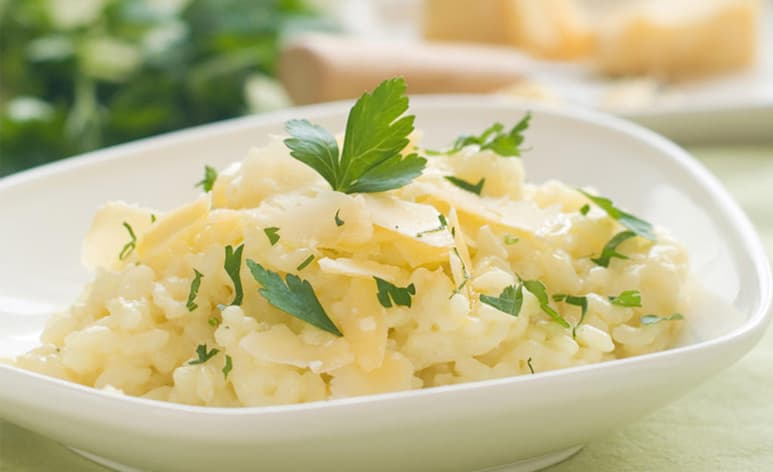 Arroz a la parmesana