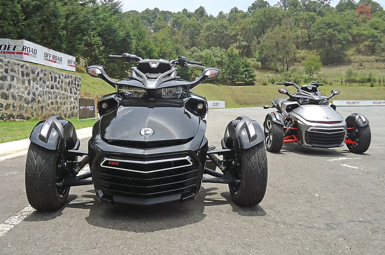 Intrépido.Can-am Spyder F3, audaz, intrépida y muy funcional.