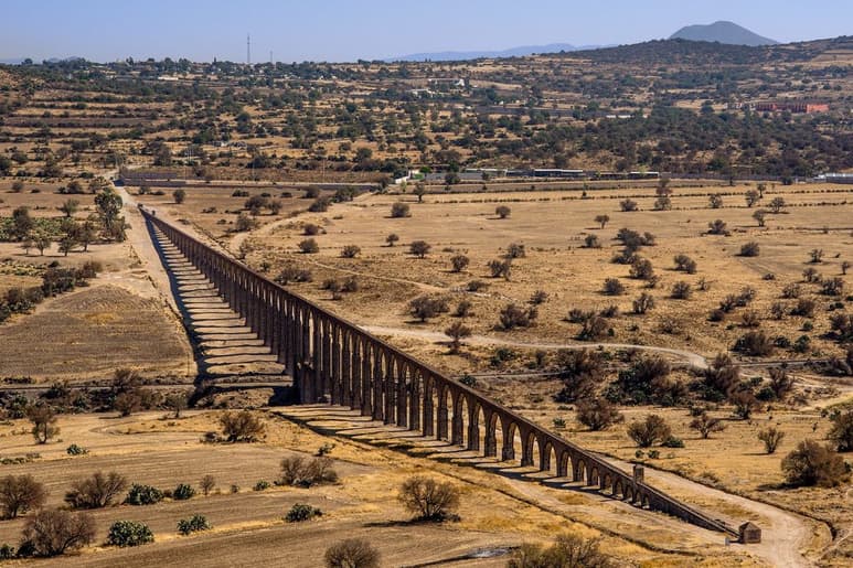 El acueducto es una magna obra con 443 años de antigüedad y es ejemplo sobresaliente del desarrollo de los sistemas hidráulicos en América. (EFE)