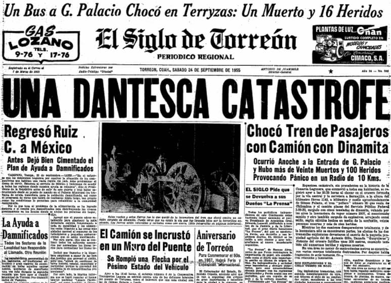 Percance. Según se dice, ninguno de los choferes se percató de que el tren 'pollero' se aproximaba. (ARCHIVO)