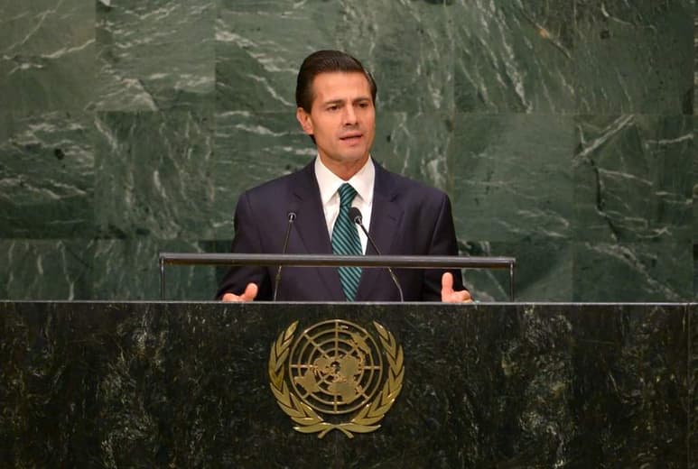 Durante su primer día en la ONU, Peña Nieto tuvo un día agitado. (EFE)