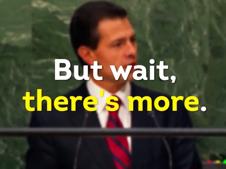 Peña Nieto habló sobre el trabajo hecho en su administración en cuestión de derechos humanos. (YOUTUBE)