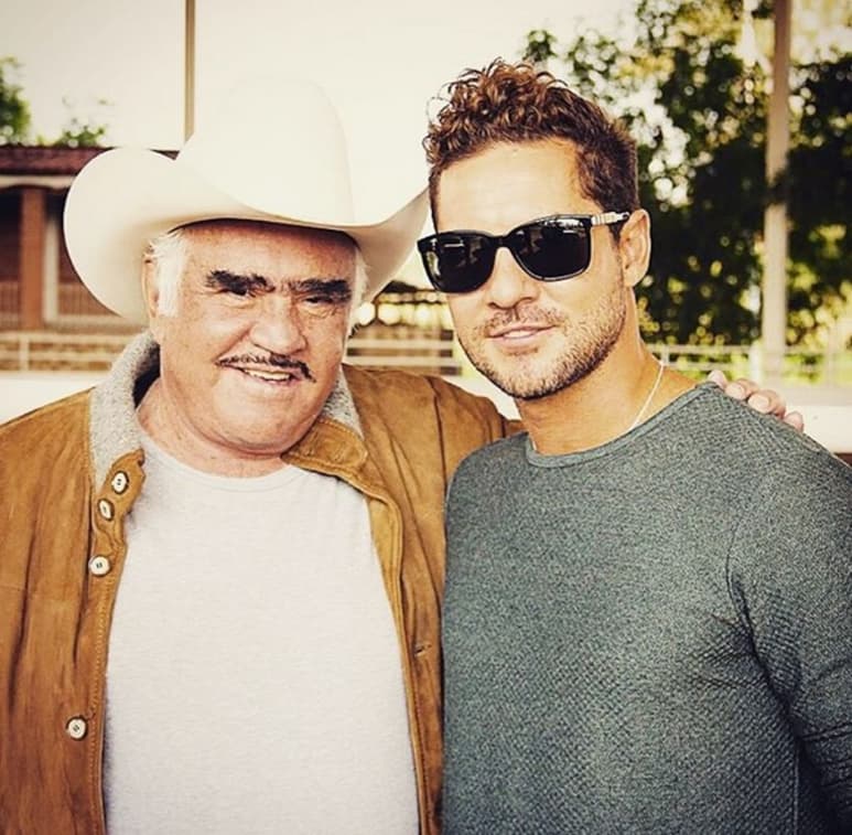 David visitó a Vicente en su rancho “Los Tres Potrillos”. (INSTAGRAM)