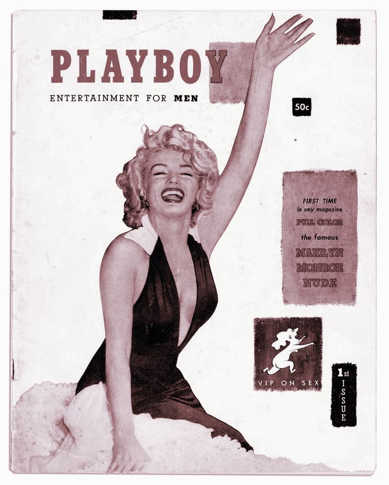 Rompe tabúes. En el primer número de la revista, en 1953, apareció Marilyn Monroe.