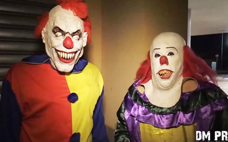 Las bromas de los payasos asesinos son todo un asunto viral en redes sociales. (YOUTUBE)