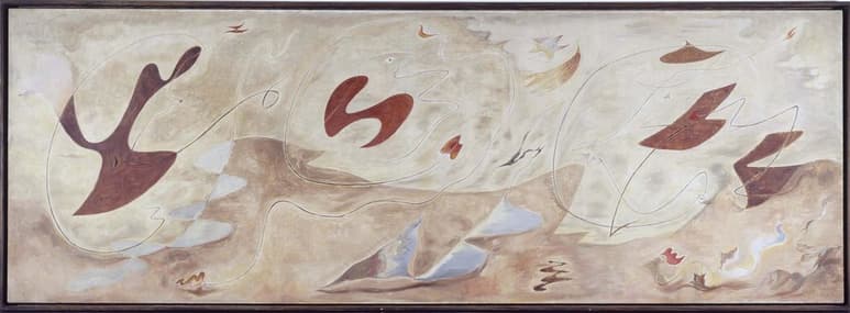 Al momento de realizarse esta obra, se dio la ruptura del artista con su primera esposa, Odette Cabalé, lo que incluso pudo dar título a la pintura. (MUSEO REINA SOFÍA)