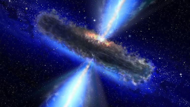 Este océano cósmico es el más grande encontrado, pues supera en 140,000 millones de veces el volumen total de todos los océanos que hay en el planeta Tierra. (NASA)
