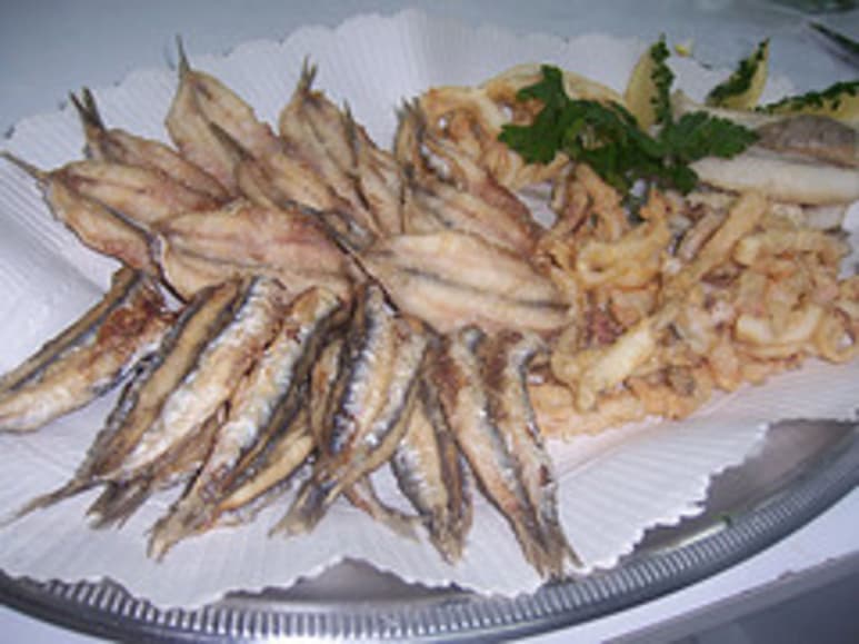 Anchoas fritas