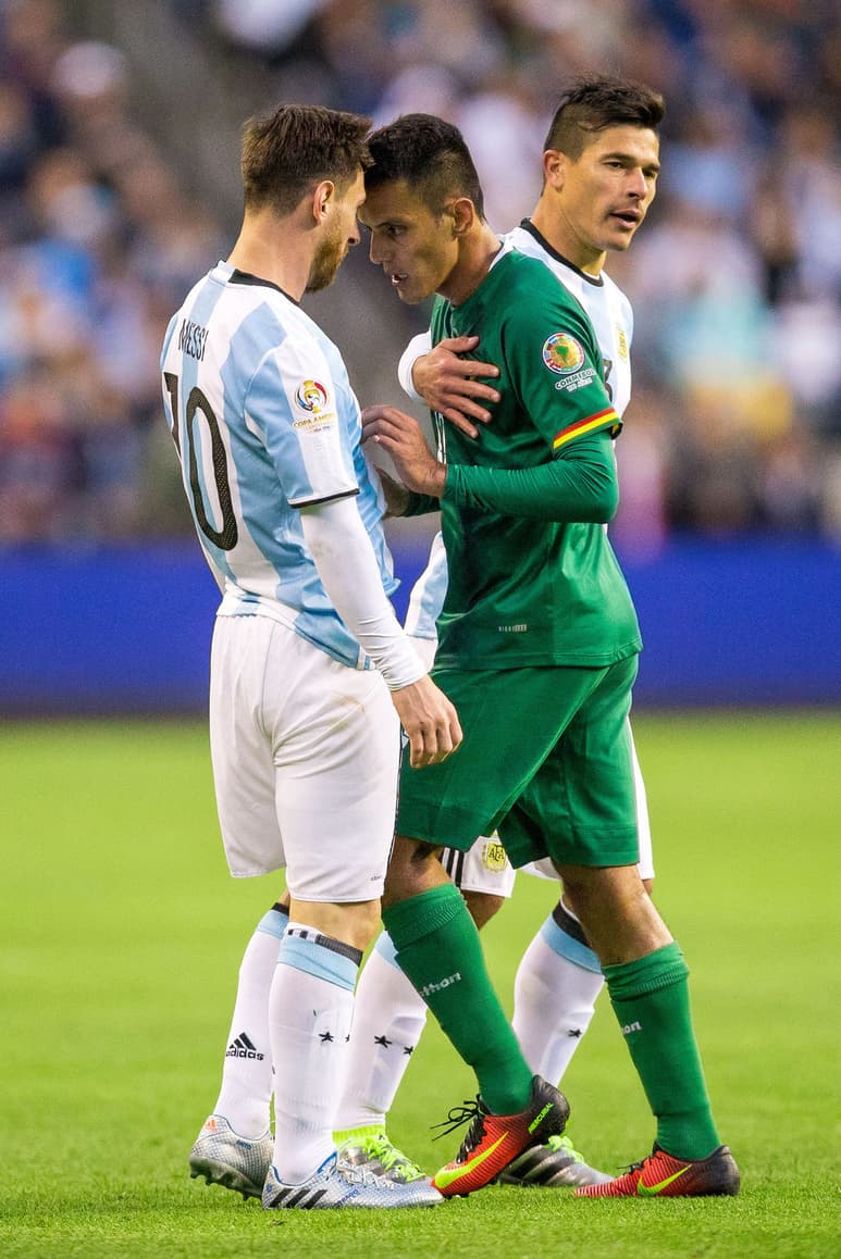 Messi ya tiene la cabeza en el juego con Venezuela.