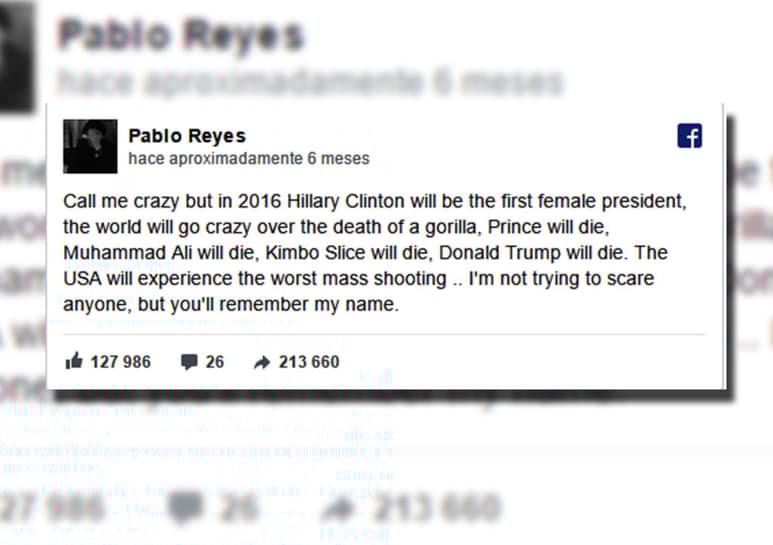El post es todo un asunto viral en Facebook. (ESPECIAL)