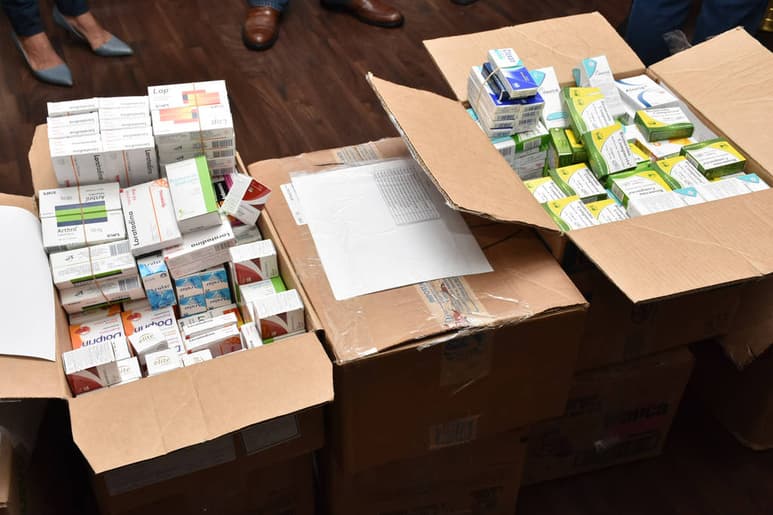 Donativo. Medicamento con valor de 65 mil pesos fue donado al Municipio de Gómez Palacio. (EL SIGLO DE TORREÓN)