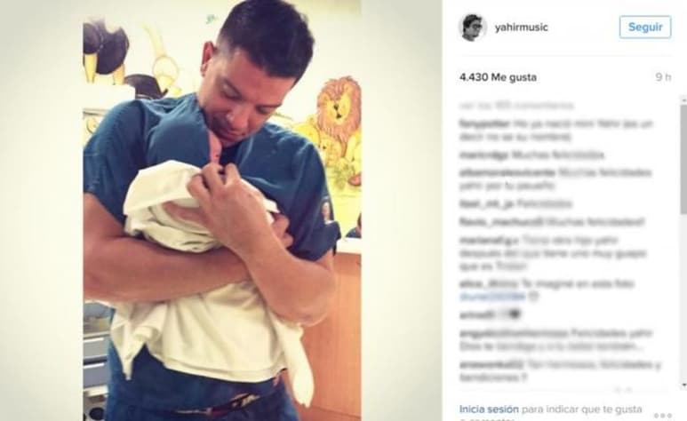 Yahir es papá por segunda ocasión