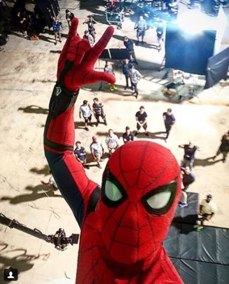 Actor mostró una foto desde el rodaje del nuevo filme.