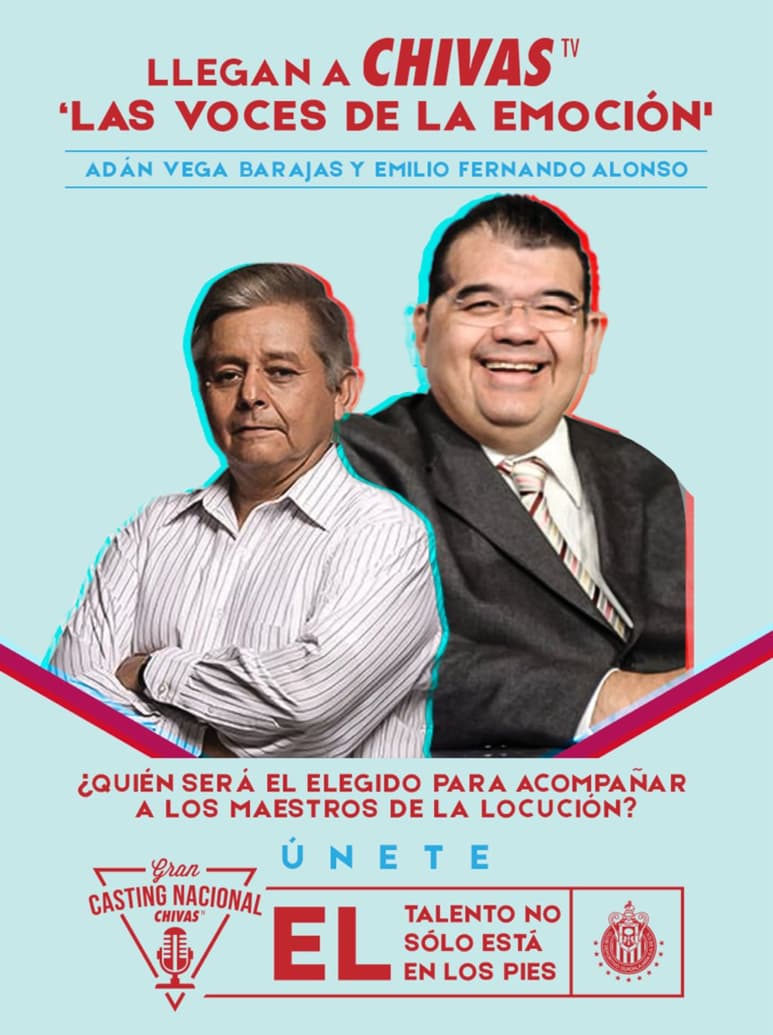 Alonso y Barajas trabajaron varios años juntos en TV Azteca como narradores de futbol soccer. (TWITTER)