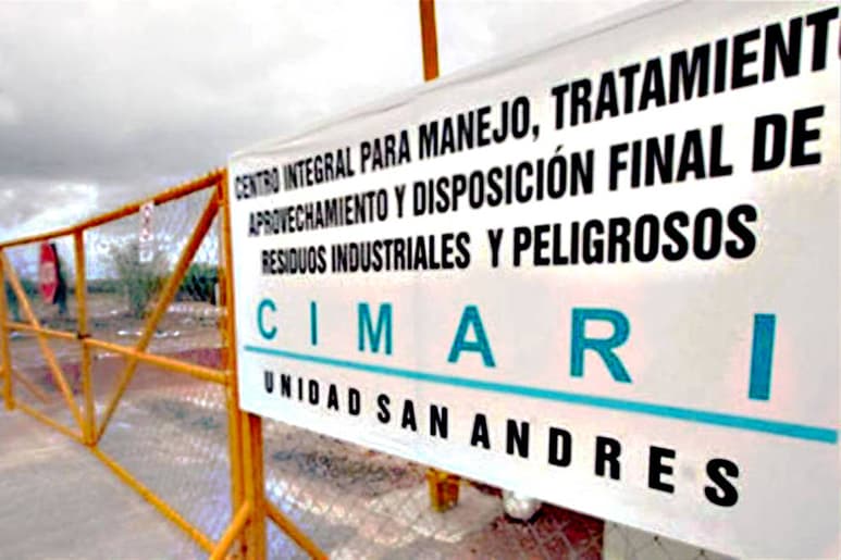 Revisión. La empresa no cuenta con residuos para realizar labores de confinamiento.