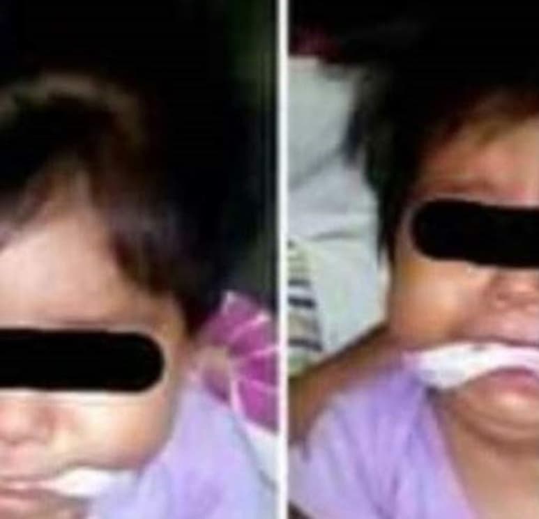 Entre las omisiones está las propias fotografías que si bien manifiesta que fue la persona que le ayuda a cuidarla quien las tomó, tiene responsabilidad. (FACEBOOK)