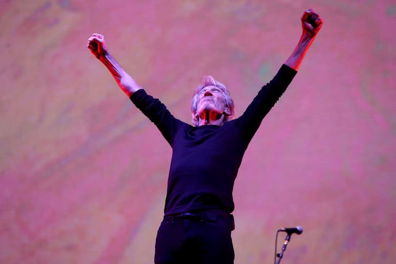 Roger Waters se lanzó contra Trump y criticó al presidente de México durante su concierto en este país. (EL UNIVERSAL)