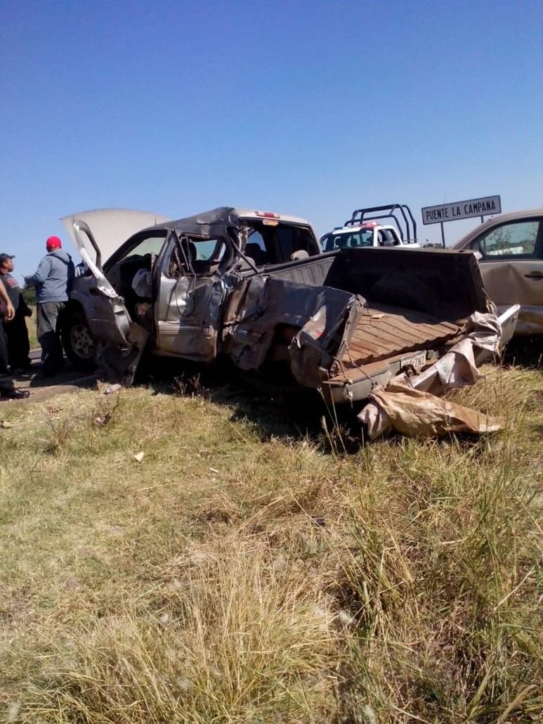 Accidente. Dejó como resultado dos mujeres lesionadas y daños materiales de consideración, informó la Policía Federal.