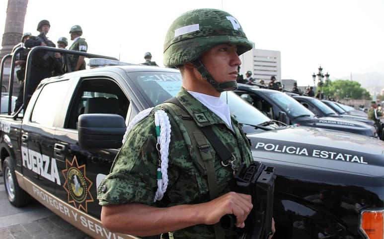 Coordinación. En el operativo participaron fuerzas federales, estatales y policías municipales.