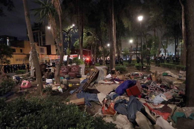 Hecho. Se desmantelaron cuatro campamentos donde vivían personas en situación de calle desde 2013, en la Ciudadela.