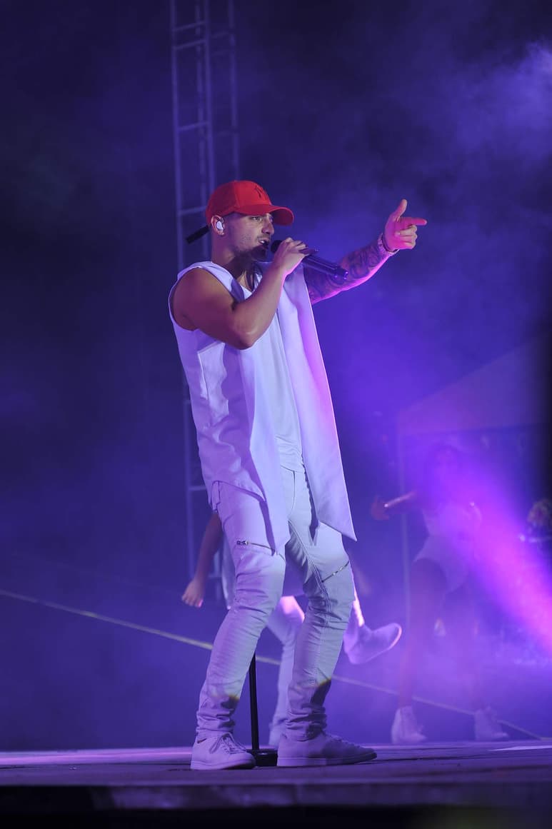 Popularidad. El cantante colombiano demostró por qué se ha colocado en el gusto del público con sus grandes éxitos. (ÉRICK SOTOMAYOR)