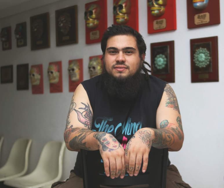 Mango pertenece a una familia de tatuadores. (FOTOGRAFÍAS: MICHEL MORÁN)