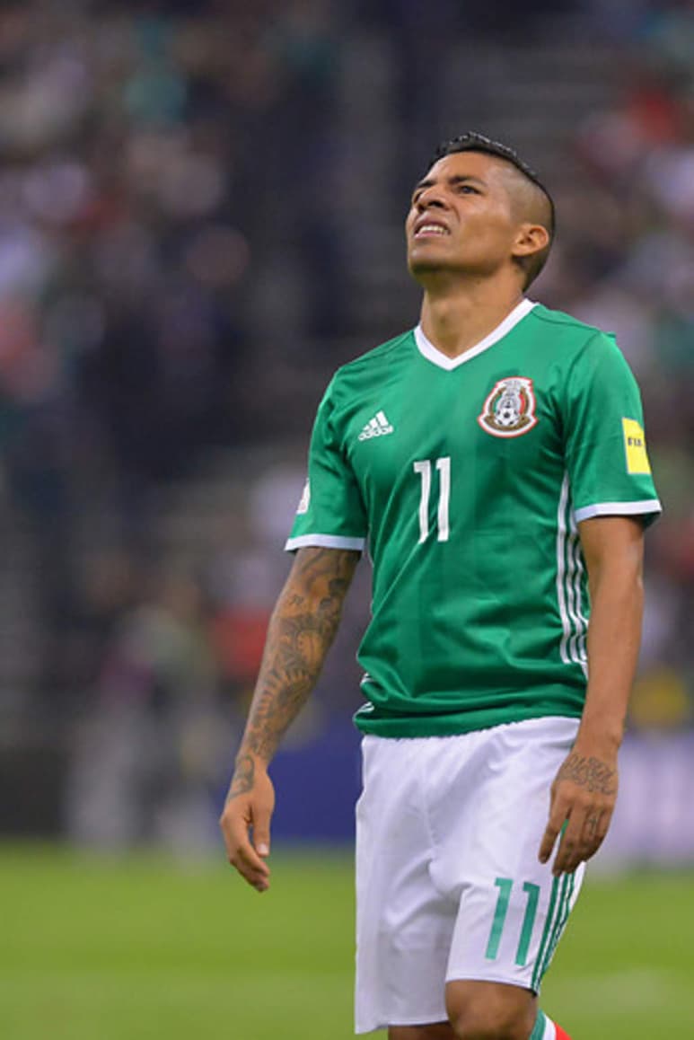 De acuerdo con la Dirección de Selecciones Nacionales, se recibió el reporte médico del club Tigres de la UANL respecto al jugador, en el cual se informa que sufre de un cuadro agudo de pubalgia. (ARCHIVO)