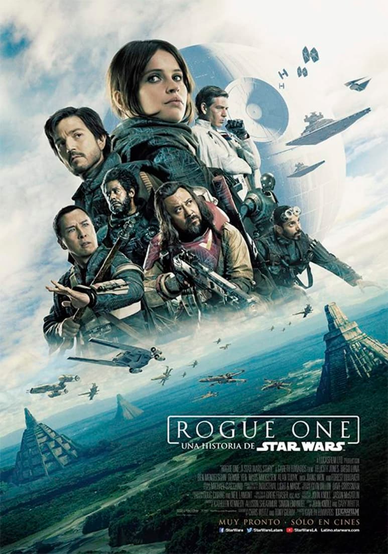 En el primero de ellos, se observa a los personajes principales del filme delante de la Estrella de la Muerte y sobre las naves de la Alianza Rebelde. (ARCHIVO)