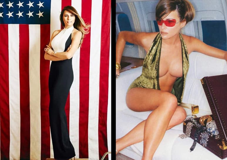 La esposa de Donald Trump posó para diversas revistas hace años. (ESPECIAL)