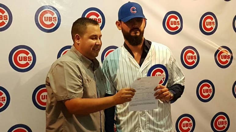 Mario Meza firmó un contrato de ligas menores con Chicago. Pitcher mexicano llega a Cachorros