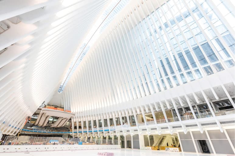 Centro de transporte del World Trade Center en Nueva York (2003-2013). Foto: Curved New York