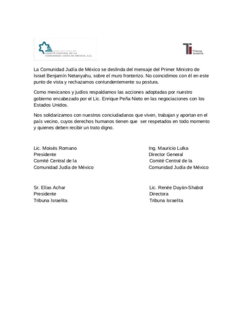 En un comunicado, dicha comunidad aseguró: “No coincidimos con él en este punto de vista y rechazamos contundentemente su postura”. (TWITTER)