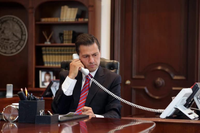 El vocero de la Presidencia habló sobre la polémica llamada entre los presidentes de Estados Unidos y México. (ARCHIVO)