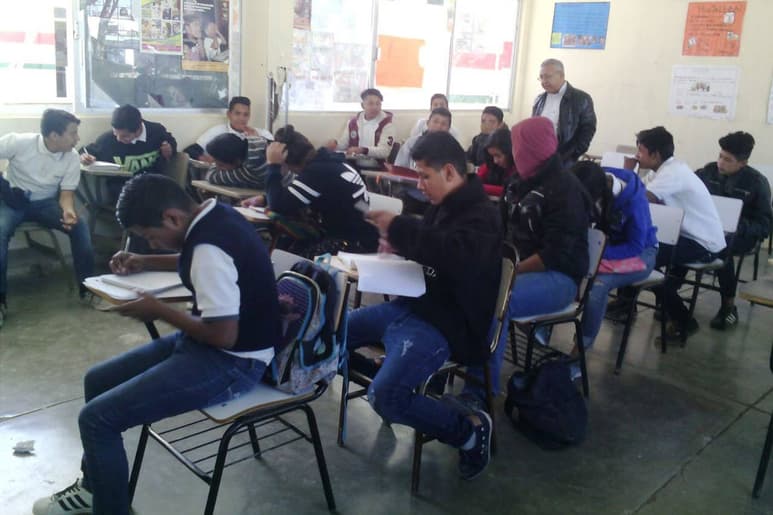 Programa. Se imparten alfabetización, regularización, así como primaria y secundaria abiertas.